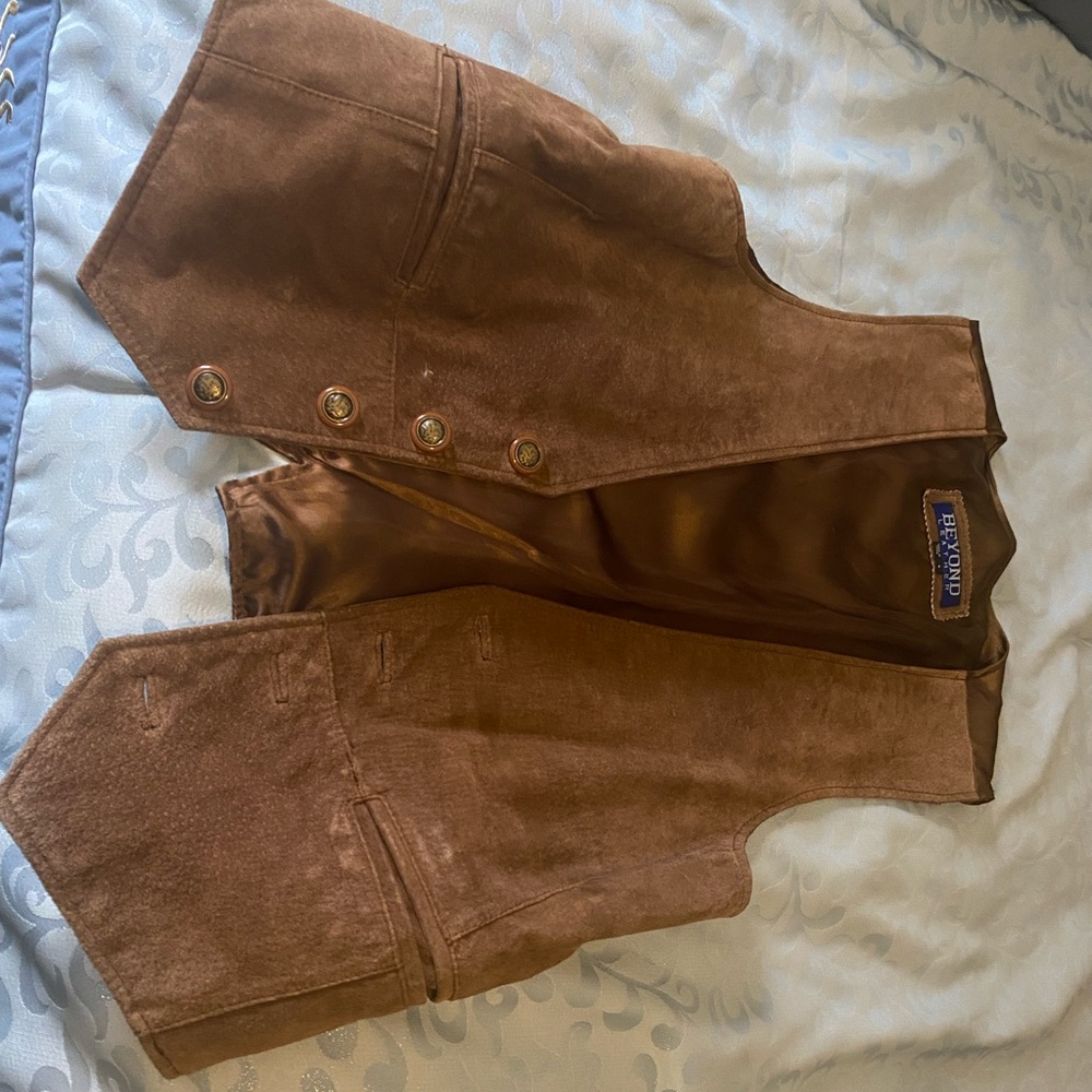 Suede Vest Size Small
